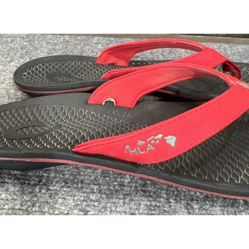 Olukai kia Wahine' Flip Flops Womens Sandals US 9 EUR 39 Red